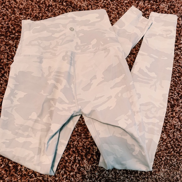 lululemon athletica Pants - Lulu Lemon // White Camo Leggings